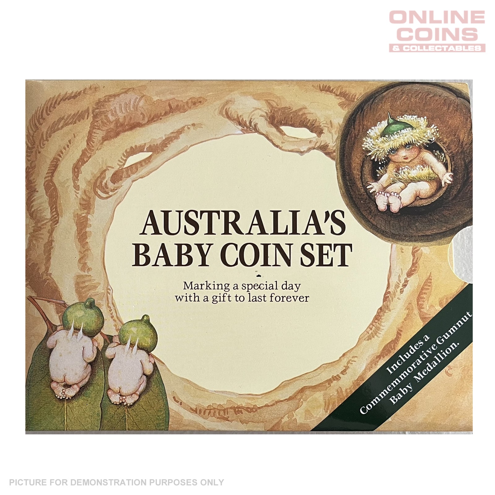 1996 Royal Australian Mint Uncirculated Baby Coin Set - Gumnut Baby